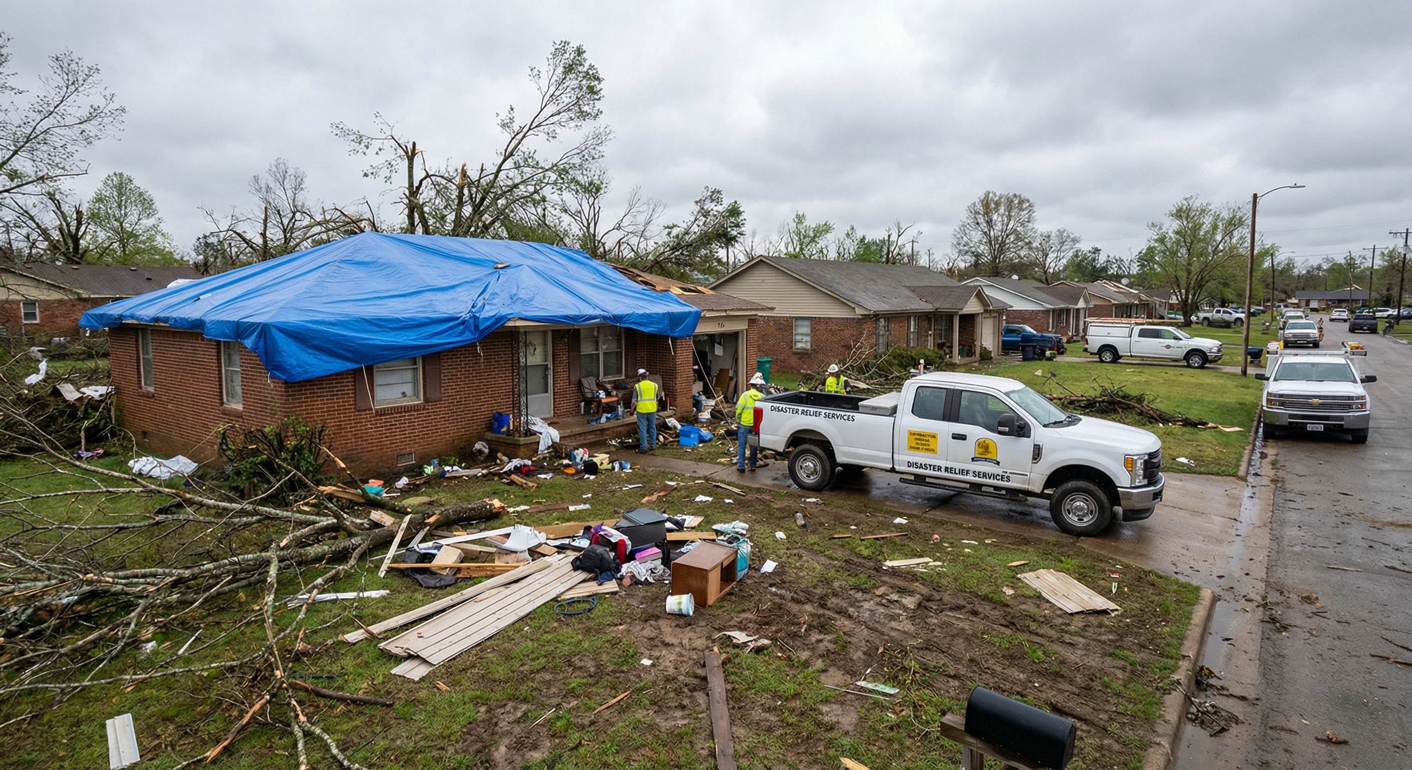 Guardian Disaster Cleanup Co. crew